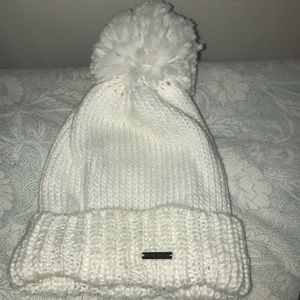 BCBG knit pom beanie
